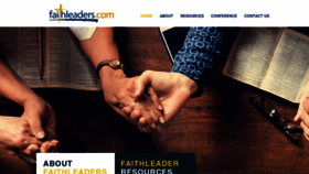 What Faithleaders.com website looked like in 2020 (3 years ago)