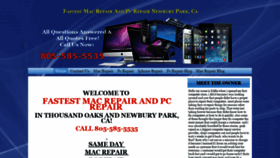 What Fastestmacpcrepair.com website looked like in 2020 (5 years ago)