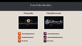 What Fotovideosiedlce.pl website looked like in 2020 (3 years ago)