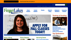 What Fingerlakes.edu website looked like in 2020 (3 years ago)