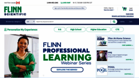 What Flinnsci.com website looked like in 2020 (4 years ago)