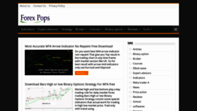 What Forexpops.com website looked like in 2020 (3 years ago)