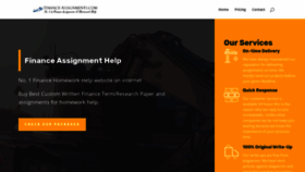 What Finance-assignments.com website looked like in 2020 (3 years ago)