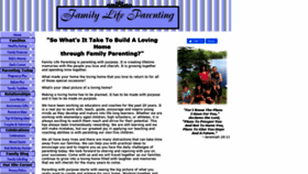 What Family-life-parenting.com website looked like in 2020 (3 years ago)