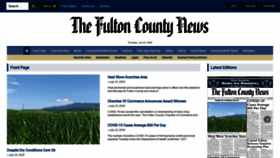 What Fultoncountynews.com website looked like in 2020 (3 years ago)