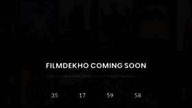 What Filmdekho.com website looked like in 2020 (3 years ago)