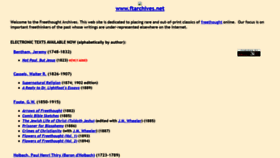 What Ftarchives.net website looked like in 2020 (4 years ago)