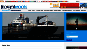 What Freightweek.org website looked like in 2020 (3 years ago)