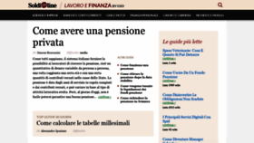 What Finanzalavoro.it website looked like in 2020 (3 years ago)