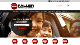 What Fallerinsurance.com website looked like in 2020 (3 years ago)