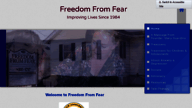 What Freedomfromfear.org website looked like in 2020 (3 years ago)