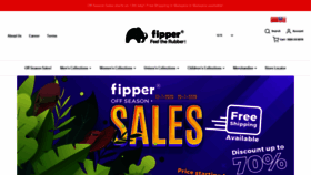 What Fipperslipper.com website looked like in 2020 (3 years ago)