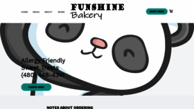What Funshinebakery.com website looked like in 2020 (3 years ago)