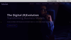 What Futurismtechnologies.com website looked like in 2020 (3 years ago)