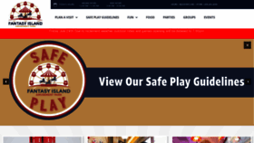 What Fantasyislandpark.com website looked like in 2020 (3 years ago)