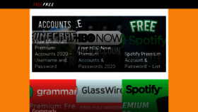 What Freefree.io website looked like in 2020 (3 years ago)