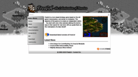 What Freecol.org website looked like in 2020 (3 years ago)