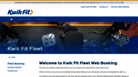 What Fleetbookings.kwik-fit.com website looked like in 2020 (3 years ago)