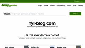 What Fyl-blog.com website looked like in 2020 (3 years ago)