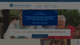 What Fellowshipsquareseniorliving.org website looked like in 2020 (3 years ago)