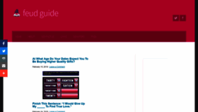 What Fbfeudguide.com website looked like in 2020 (3 years ago)