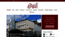 What Filderpost.de website looked like in 2020 (3 years ago)