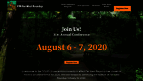 What Fpafarwestroundup.org website looked like in 2020 (3 years ago)