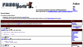 What Freshports.org website looked like in 2020 (6 years ago)