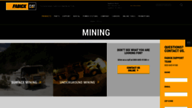 What Fabickmining.com website looked like in 2020 (3 years ago)