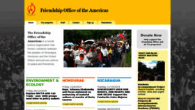 What Friendshipamericas.org website looked like in 2020 (3 years ago)