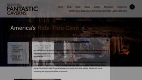 What Fantasticcaverns.com website looked like in 2020 (3 years ago)