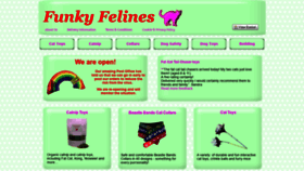 What Funky-felines.co.uk website looked like in 2020 (3 years ago)