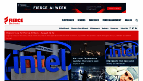 What Fierceelectronics.com website looked like in 2020 (3 years ago)
