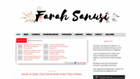 What Farahsanusi.com website looked like in 2020 (3 years ago)