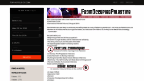 What Fromoccupiedpalestine.org website looked like in 2020 (3 years ago)