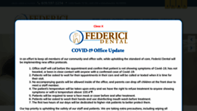 What Federicidental.com website looked like in 2020 (3 years ago)