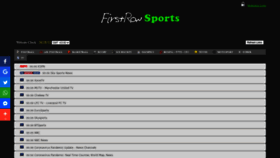 What Firstrowsport.net website looked like in 2020 (3 years ago)