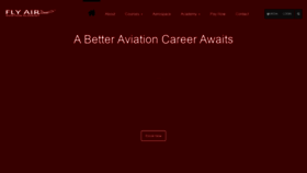 What Flyairaviationacademy.in website looked like in 2020 (3 years ago)