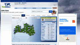 What Freemeteo.lv website looked like in 2020 (3 years ago)