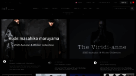 What Fascinate.jp website looked like in 2020 (3 years ago)