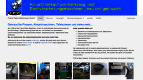 What Fpm-gmbh.de website looked like in 2020 (3 years ago)