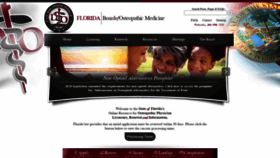 What Floridasosteopathicmedicine.gov website looked like in 2020 (3 years ago)