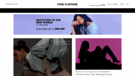 What Findkapoor.com website looked like in 2020 (3 years ago)