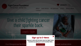 What Fightcancer.org.au website looked like in 2020 (3 years ago)