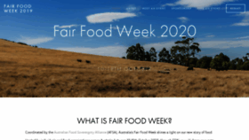 What Fairfoodweek.org.au website looked like in 2020 (3 years ago)