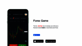 What Forexgame.net website looked like in 2020 (3 years ago)