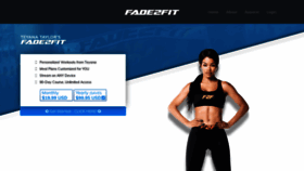 What Fade2fit.com website looked like in 2020 (3 years ago)
