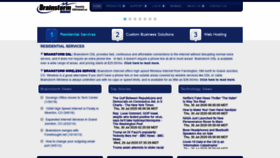 What Frontier.net website looked like in 2020 (5 years ago)