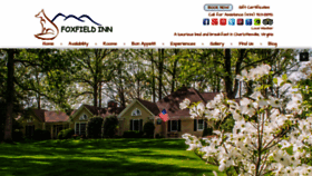 What Foxfield-inn.com website looked like in 2020 (3 years ago)