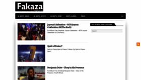 What Fakazagospel.com website looked like in 2020 (3 years ago)
